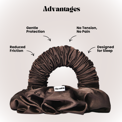 Protective Scrunchie in mulberry silk
