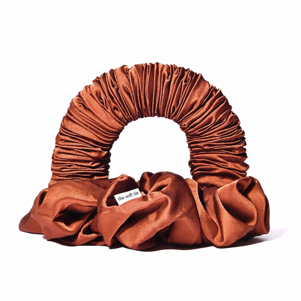 Protective Scrunchie in mulberry silk